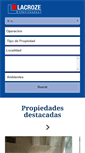 Mobile Screenshot of lacrozepropiedades.com